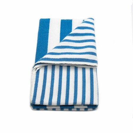 KD BUFE GOT Collection Stripes Pool Towels Tropical Blue , 6PK KD3171245